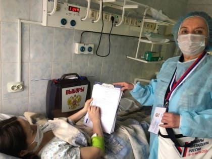 Выборгские роженицы смогли проголосовать на выборах Президента Российской Федерации непосредственно в Выборгском роддоме
