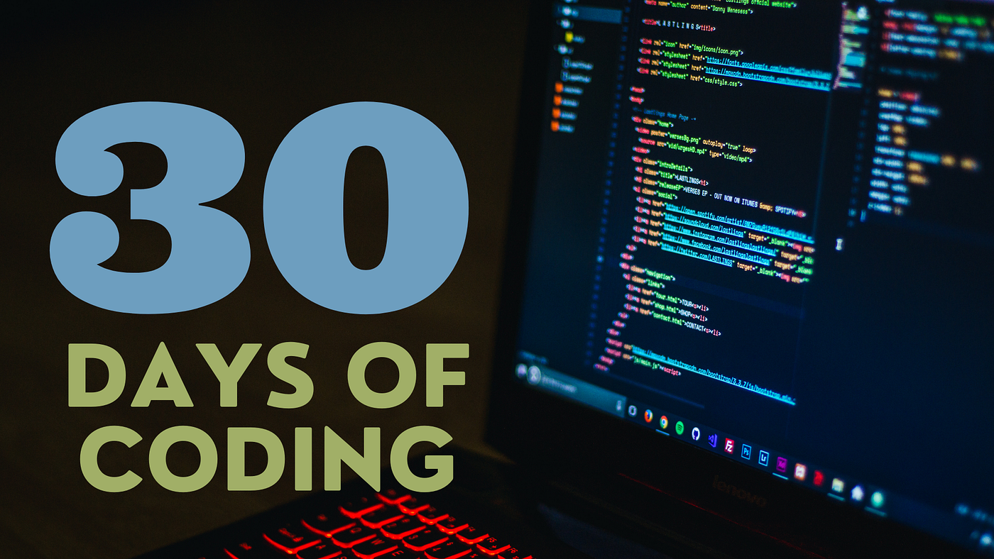 30 days of coding