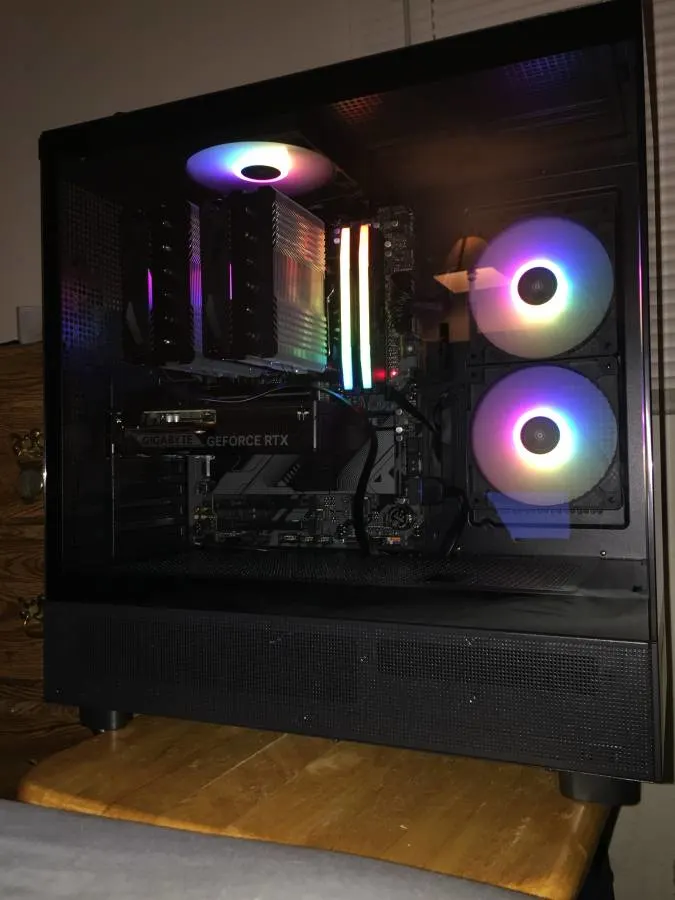 Custom built gaming desktop, amd ryzen 7, rtx 5060