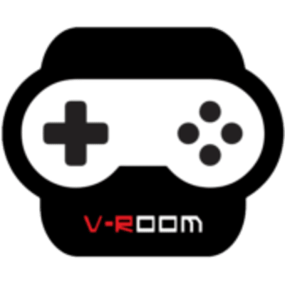 V-Room VRcade logo