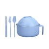 Customizable Wheat Fiber Noodle Bowl Set
