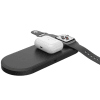 Customizable 15W Tri-Device Wireless Charging Station