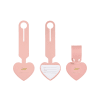 Customizable Heart-Shaped Luggage Tag
