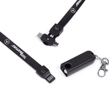 3-in-1 Customizable Charging Lanyard