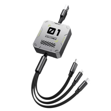 2024  Customizable PowerFlex 100W 3-in-1 Fast Charging Cable