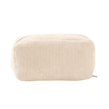 Personalized Corduroy Cosmetic and Accessory Pouch