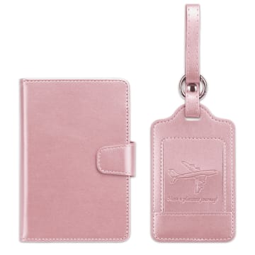 Customisable Elegant Leather Passport Holder