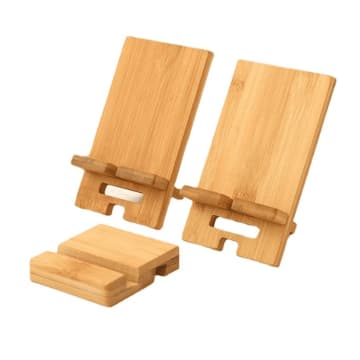 Eco-Friendly Bamboo Phone Stand