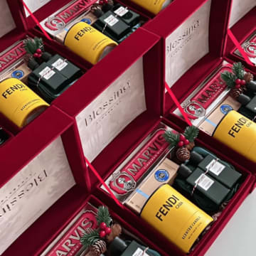 Crimson Elegance Gift Set