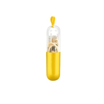Customizable Capsule 3-in-1 Charging Cable