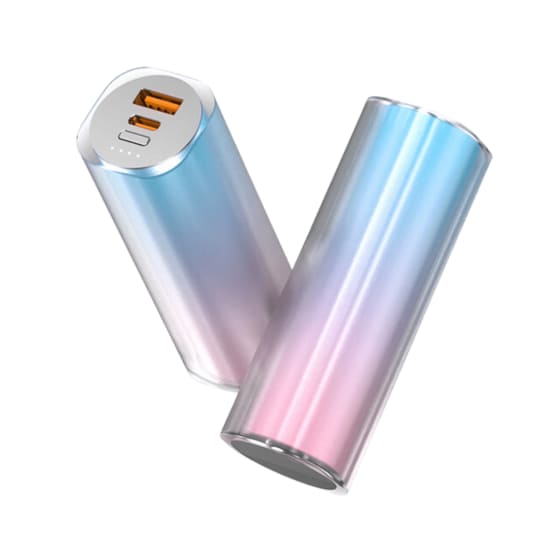 5000mAh Ombre Cylindrical Power Bank