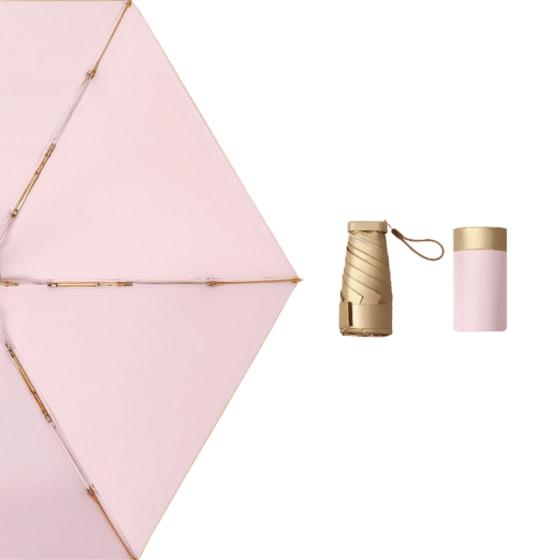 New Petite Golden Parasol Umbrella