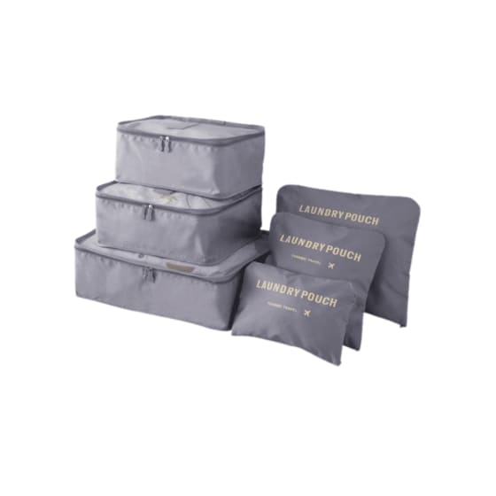 Customizable Travel Essentials Packing Cube Set