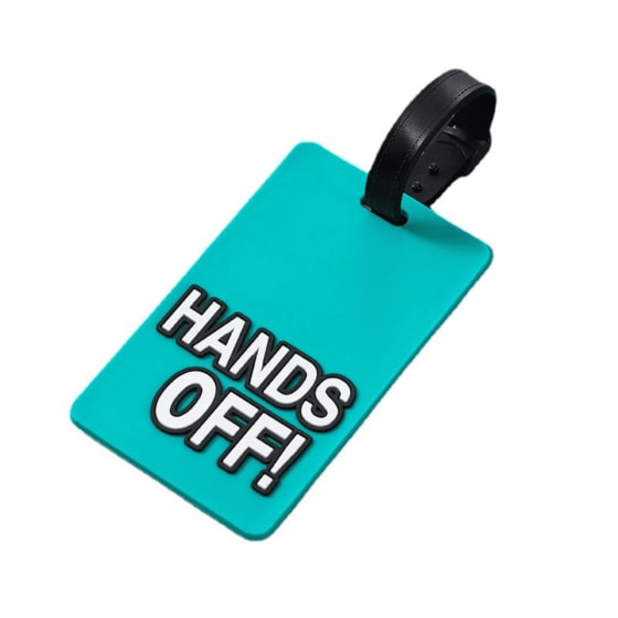 Customizable Fun & Functional PVC Luggage Tag