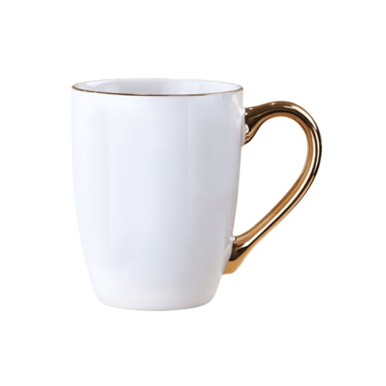 Opulent Gold Rim Mug