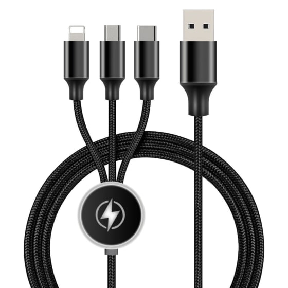 LED Charging Cable (with Type-C)