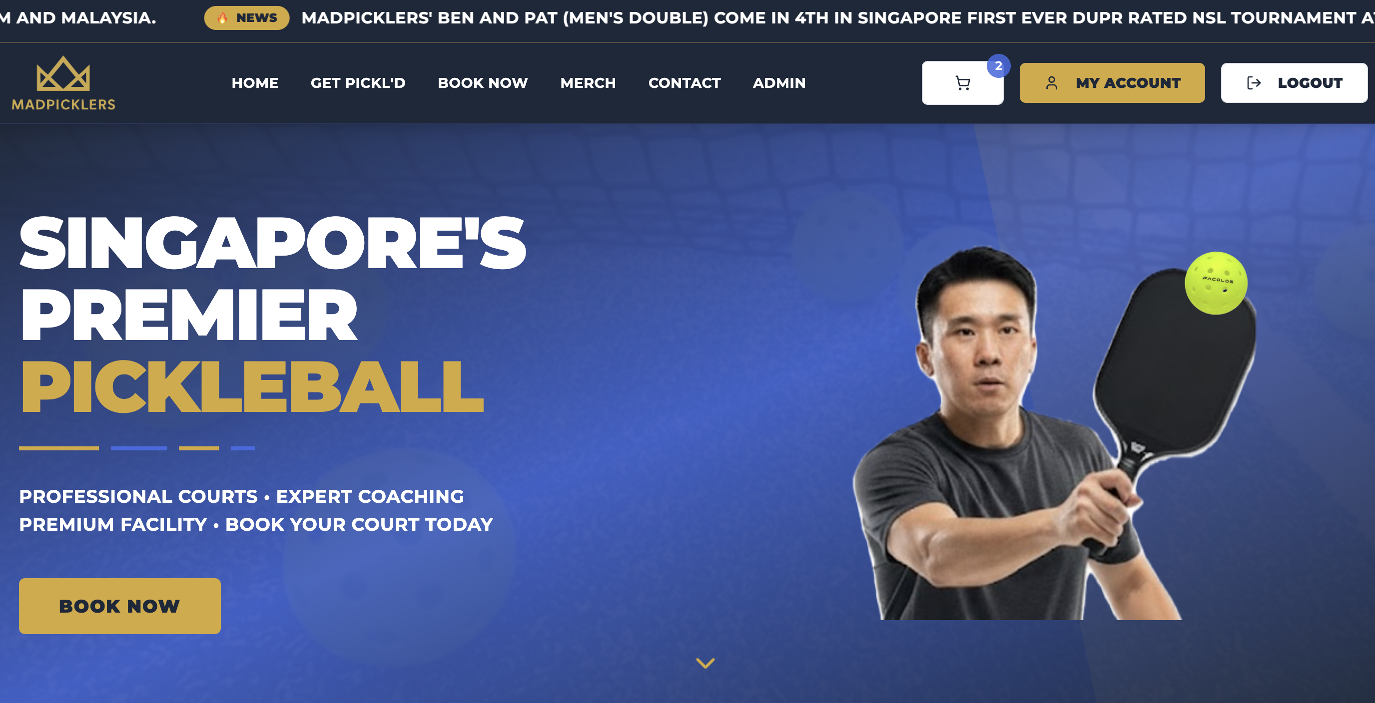 MADPICKLERS - Indoor Pickleball Club Platform