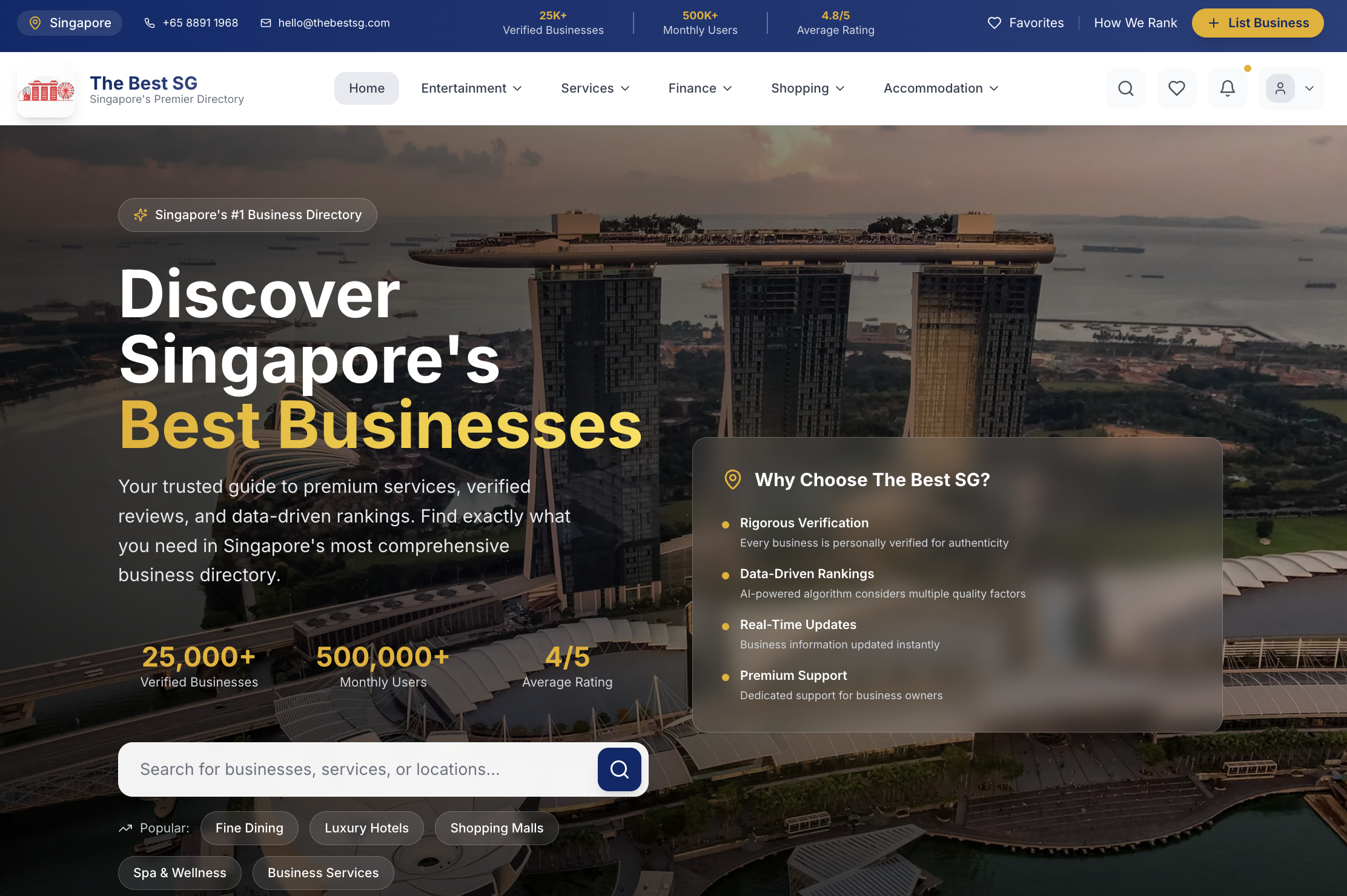 The Best SG - Singapore Business Directory