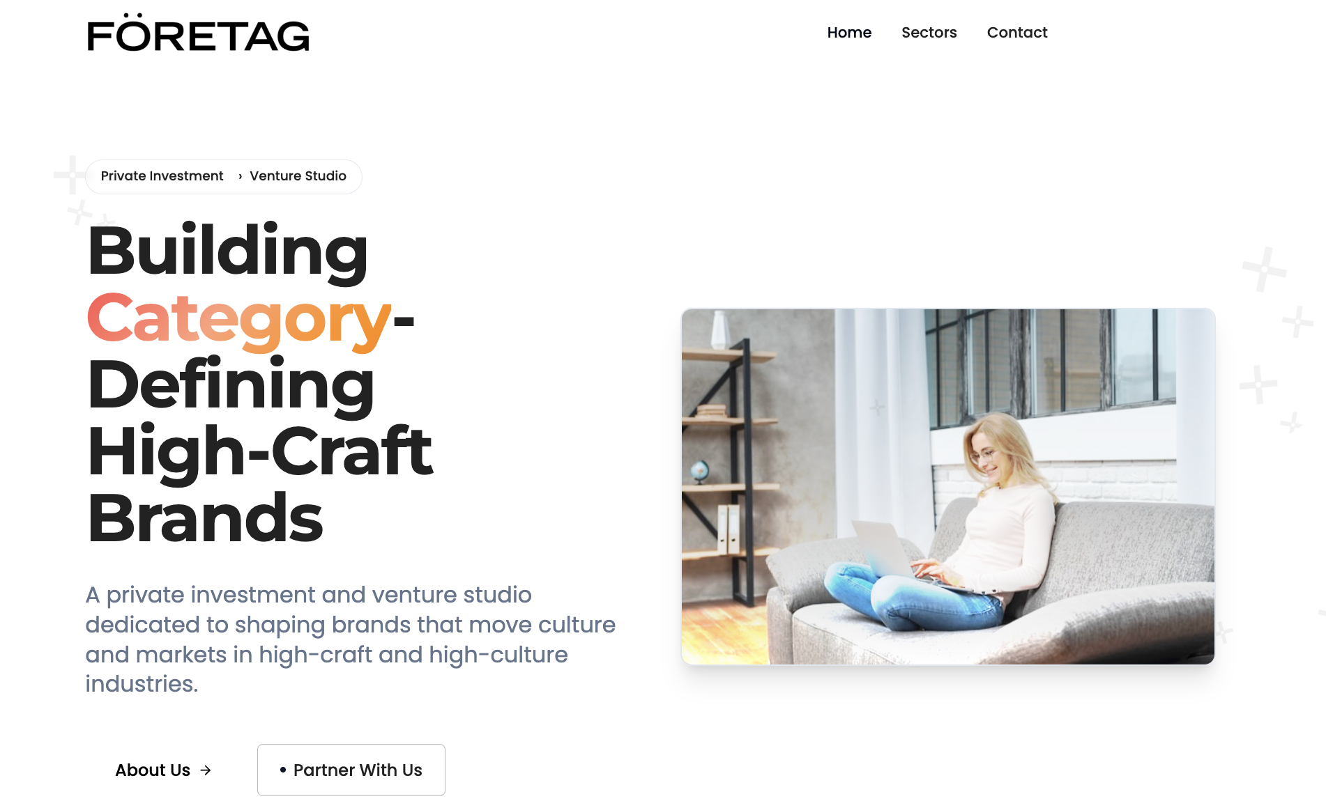 ForeTag VC - Professional Venture Capital Landing Page