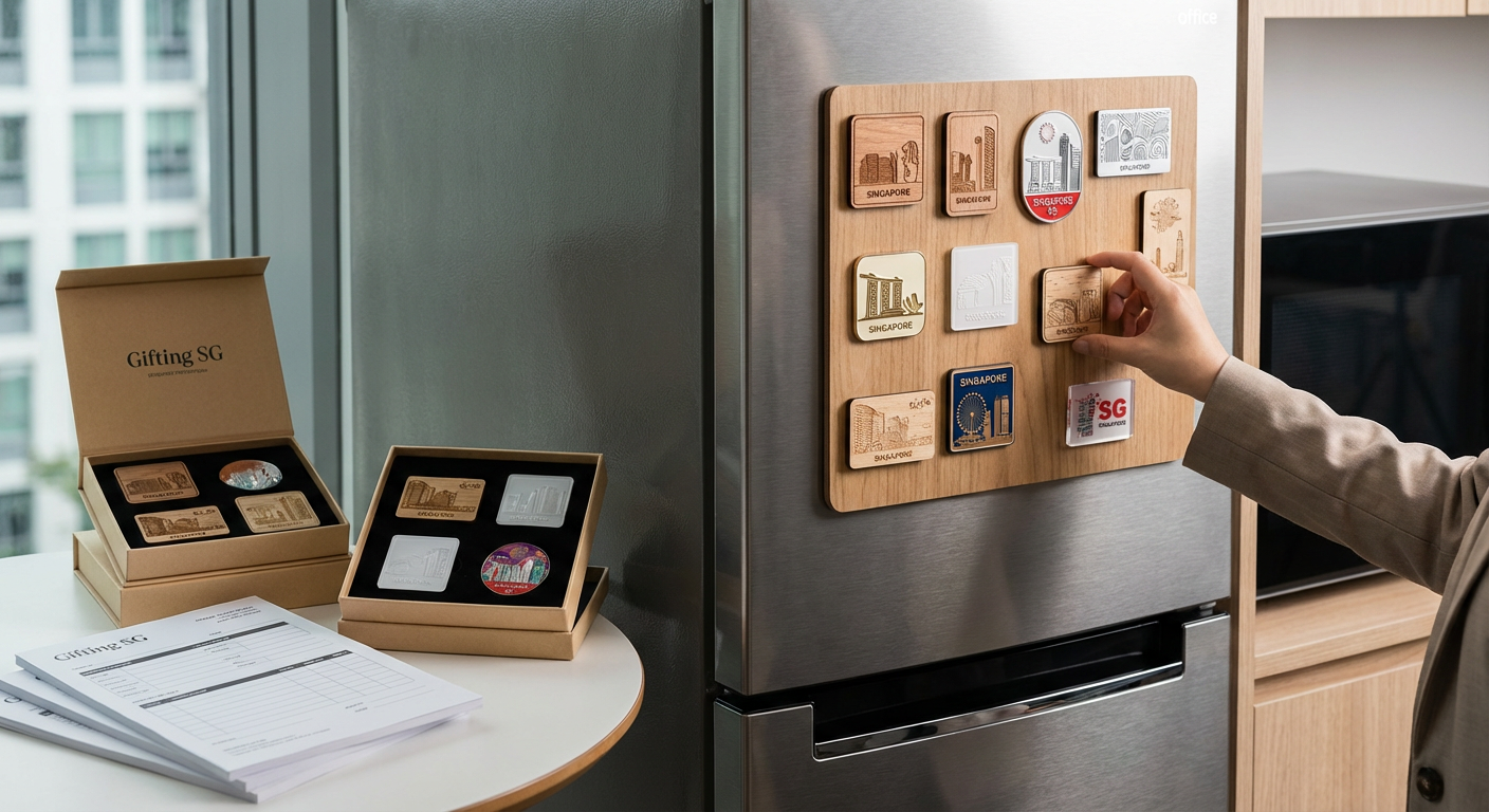 corporate gift fridge magnet