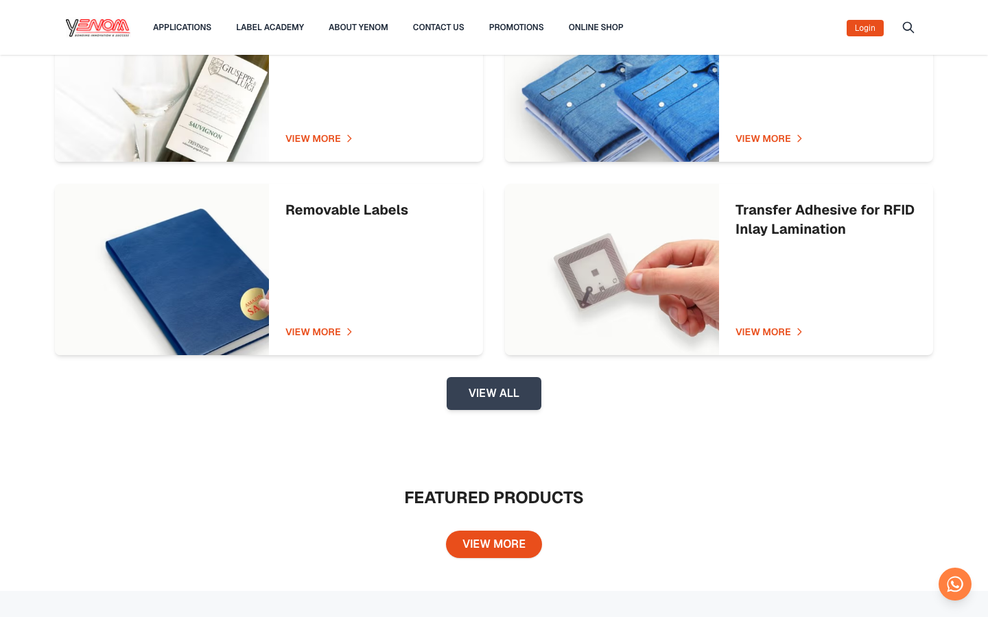 Yenom Specialty Labels