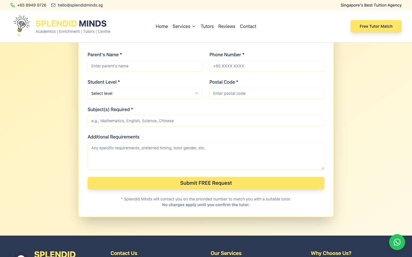 Splendid Minds - Premium Tutoring Marketplace
