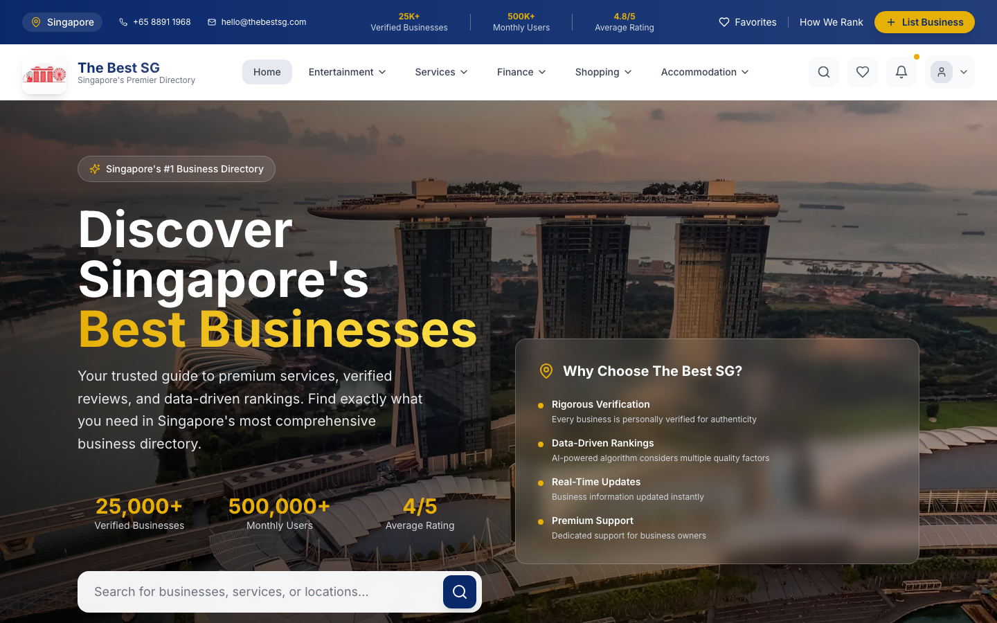 The Best SG - Singapore Business Directory