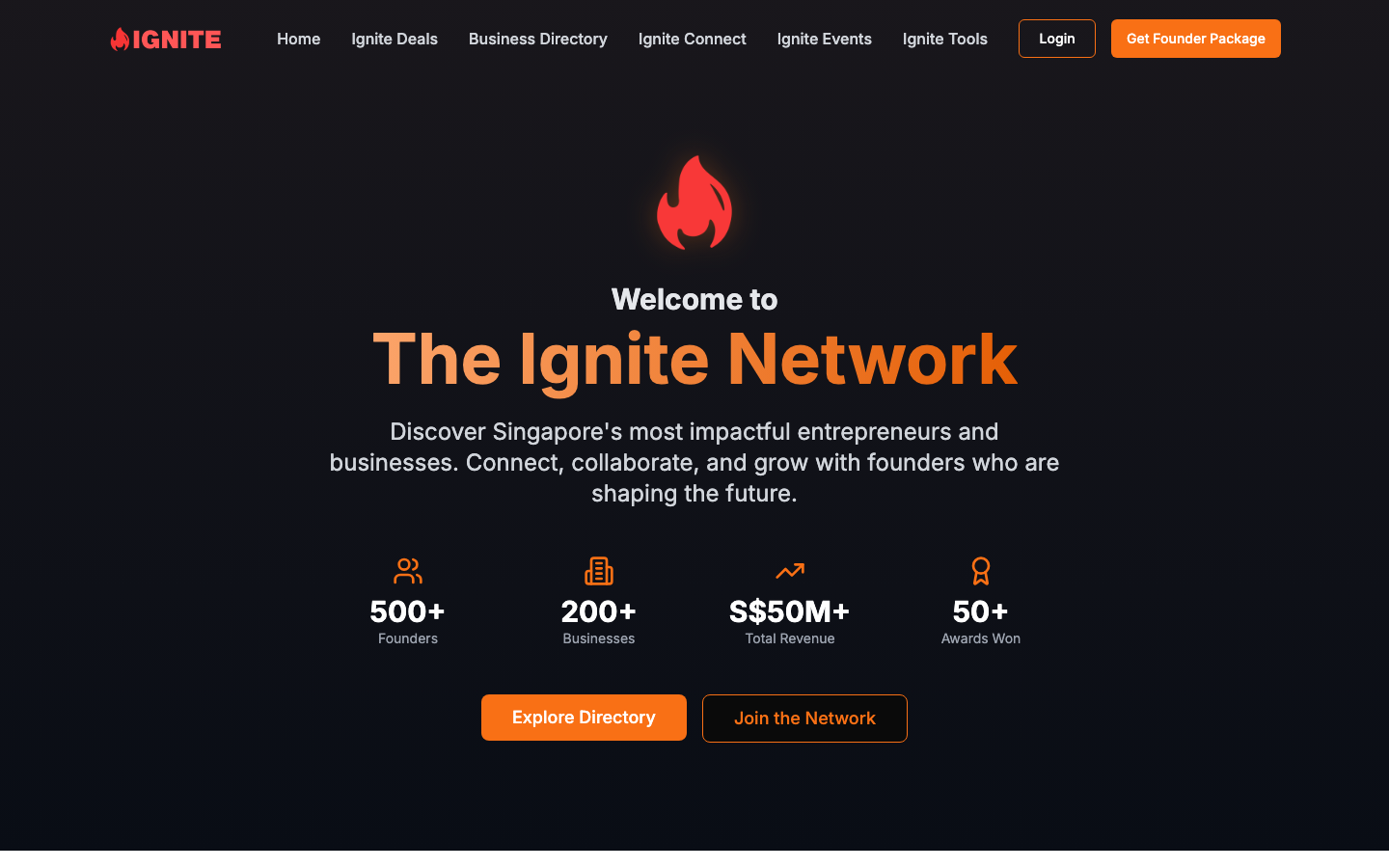 Ignite SG - Business Networking Platform