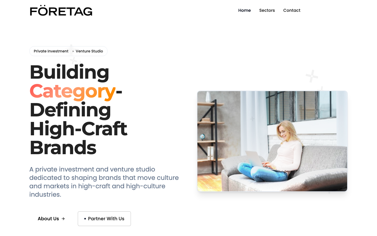 ForeTag VC - Professional Venture Capital Landing Page