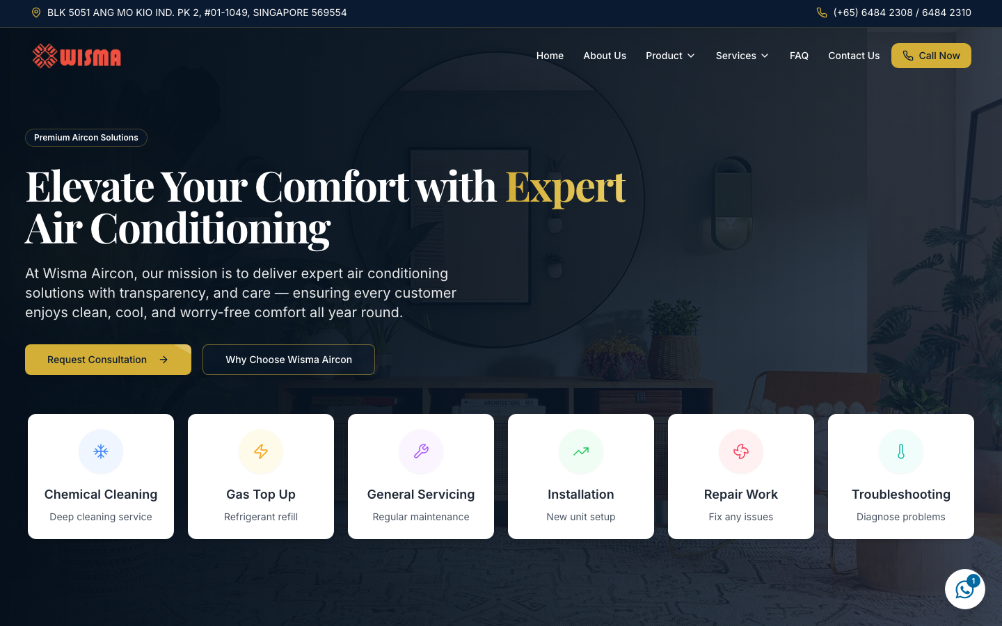Wisma Aircon - Premium HVAC Services Platform