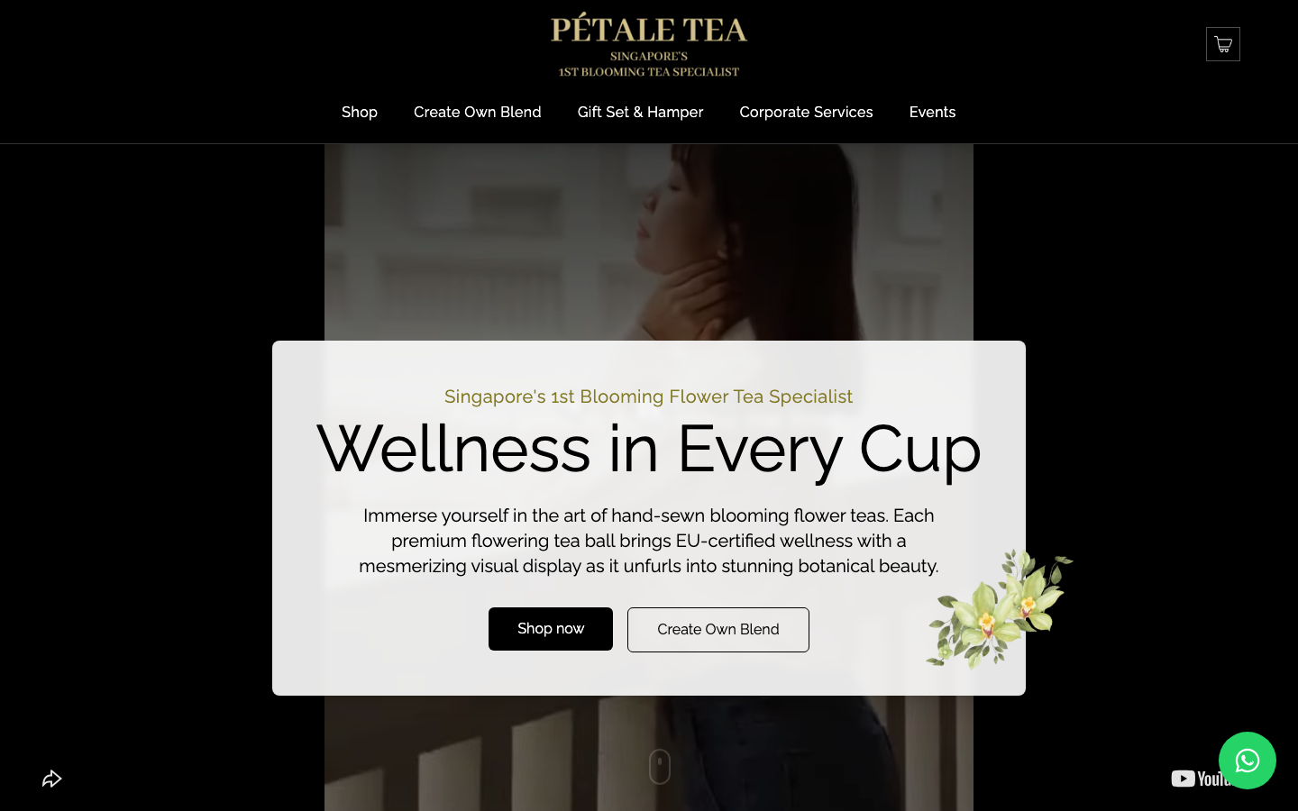 Pétale Tea - Singapore's Premier Blooming Flower Tea Specialist