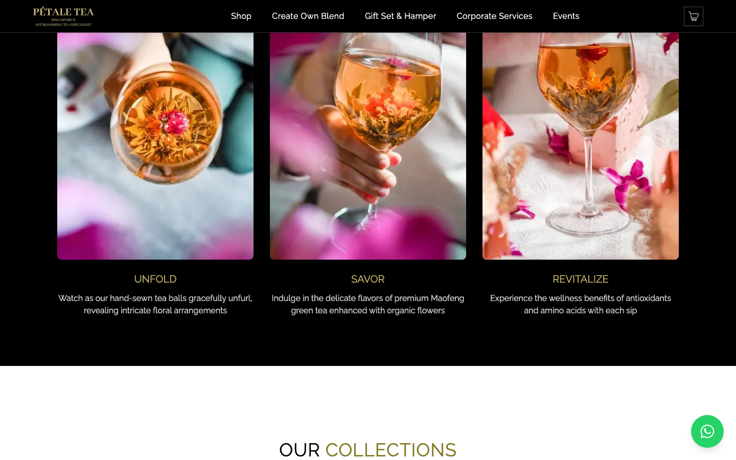 Pétale Tea - Singapore's Premier Blooming Flower Tea Specialist