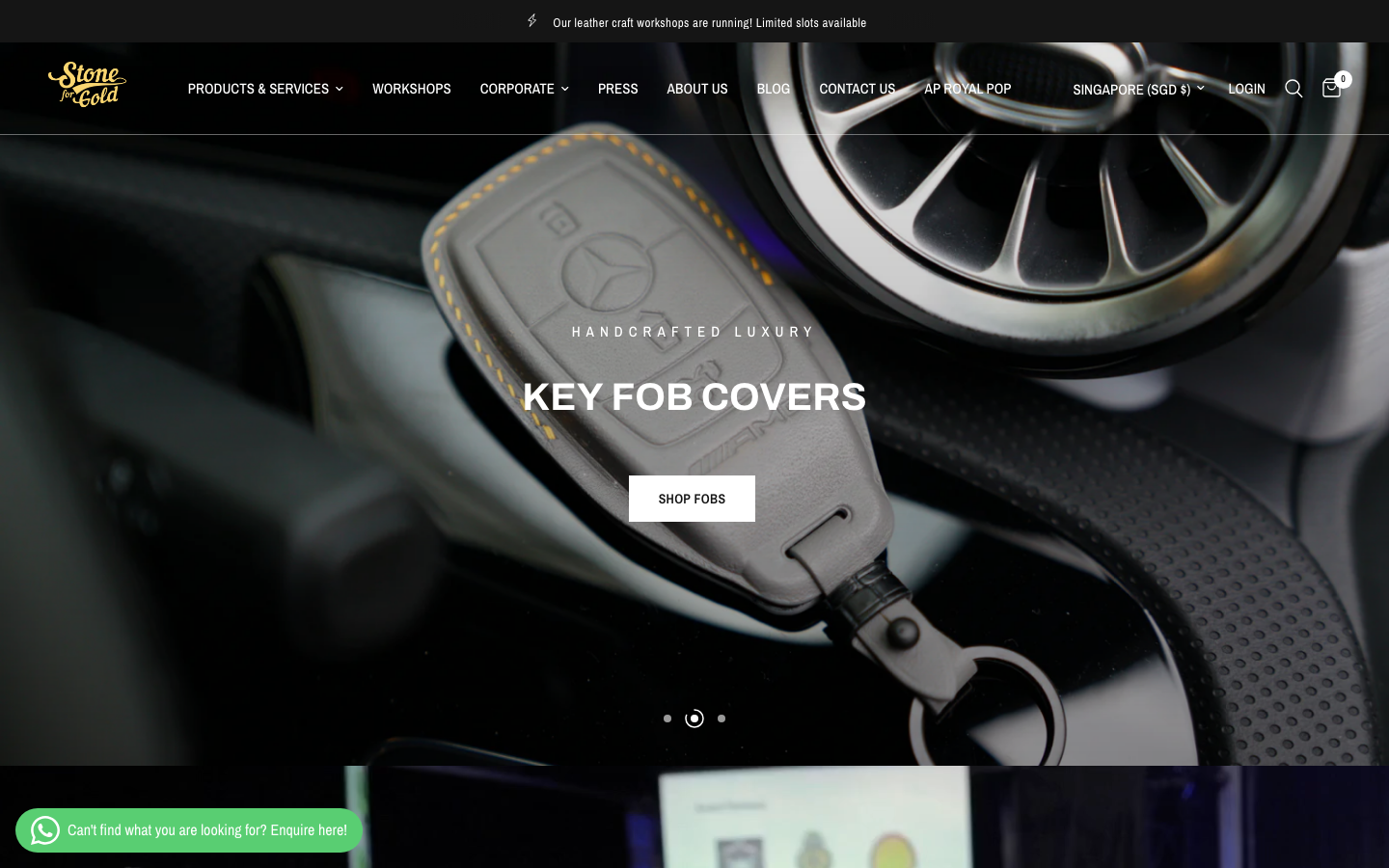 Stone For Gold - Custom Luxury Goods Portal