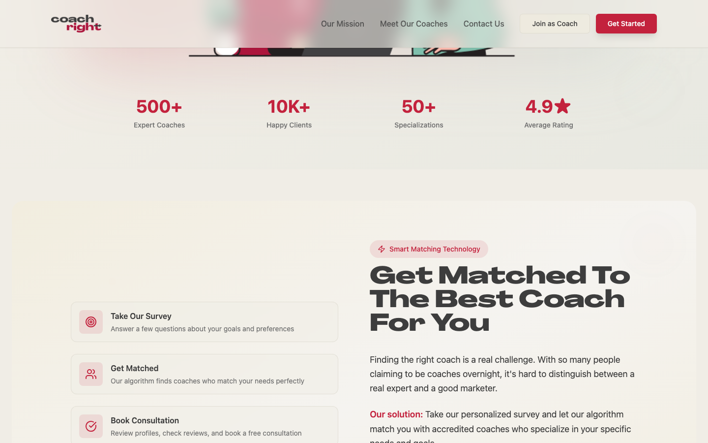 CoachRight - Professional Coaching Marketplace