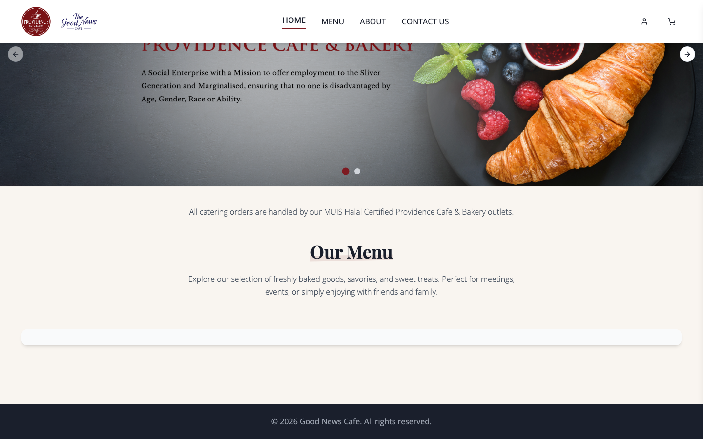 Good News Cafe - Smart Food Delivery Platform