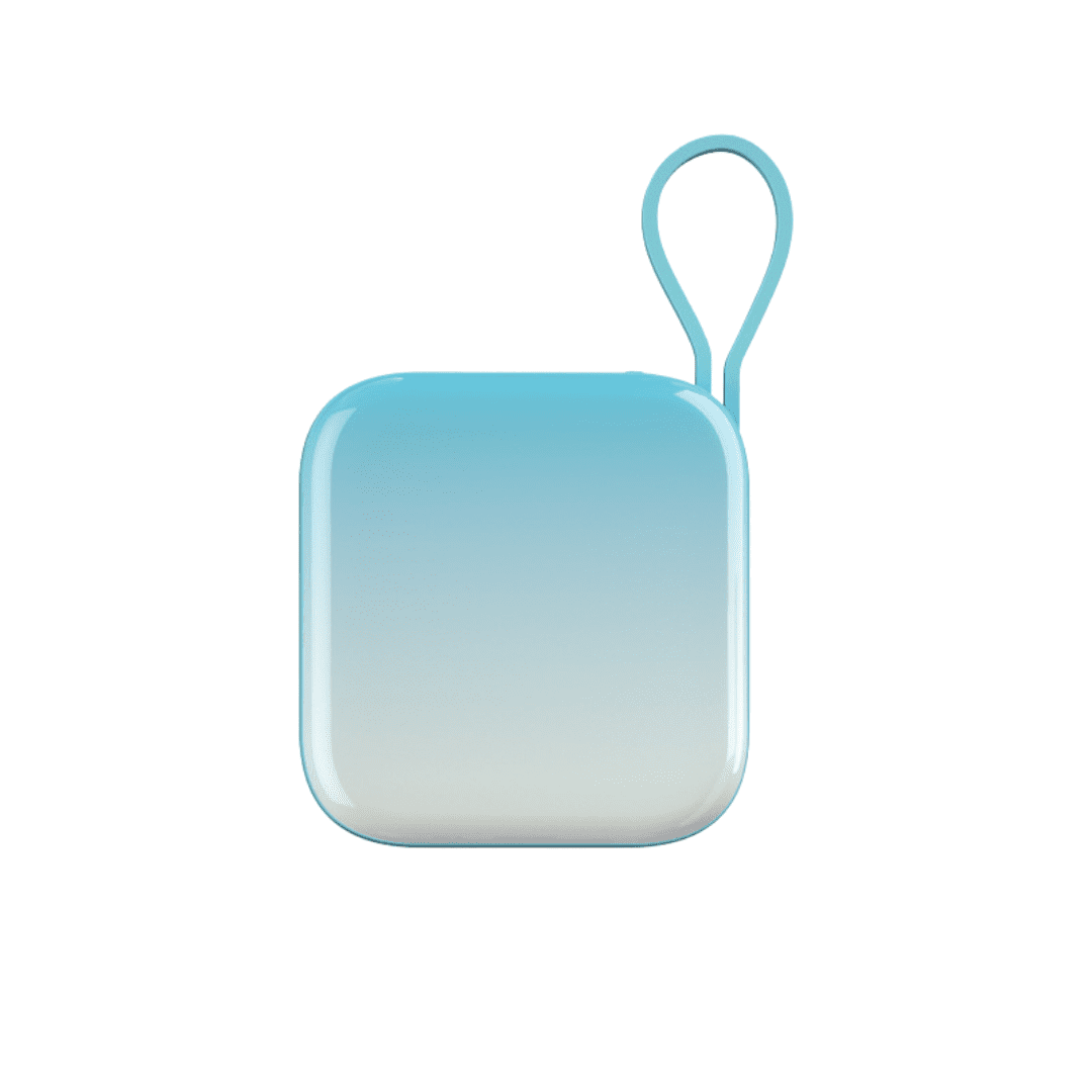 2024 Stylish and Portable Dual Cables Ombre Power Bank