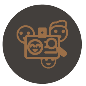 Capture joyful community moments with technology, showcasing diverse emotions and connections.
