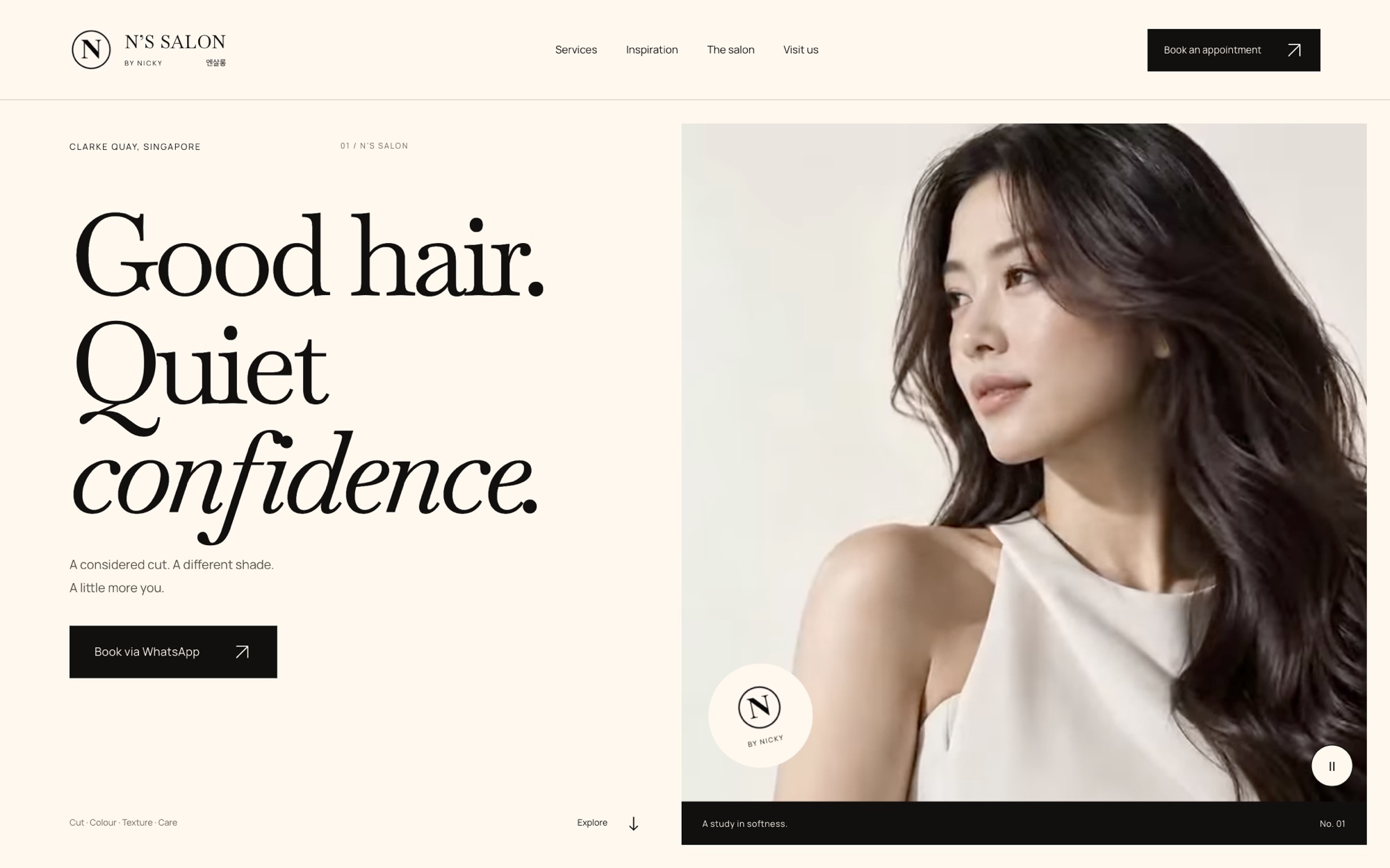 N's Salon By Nicky Website