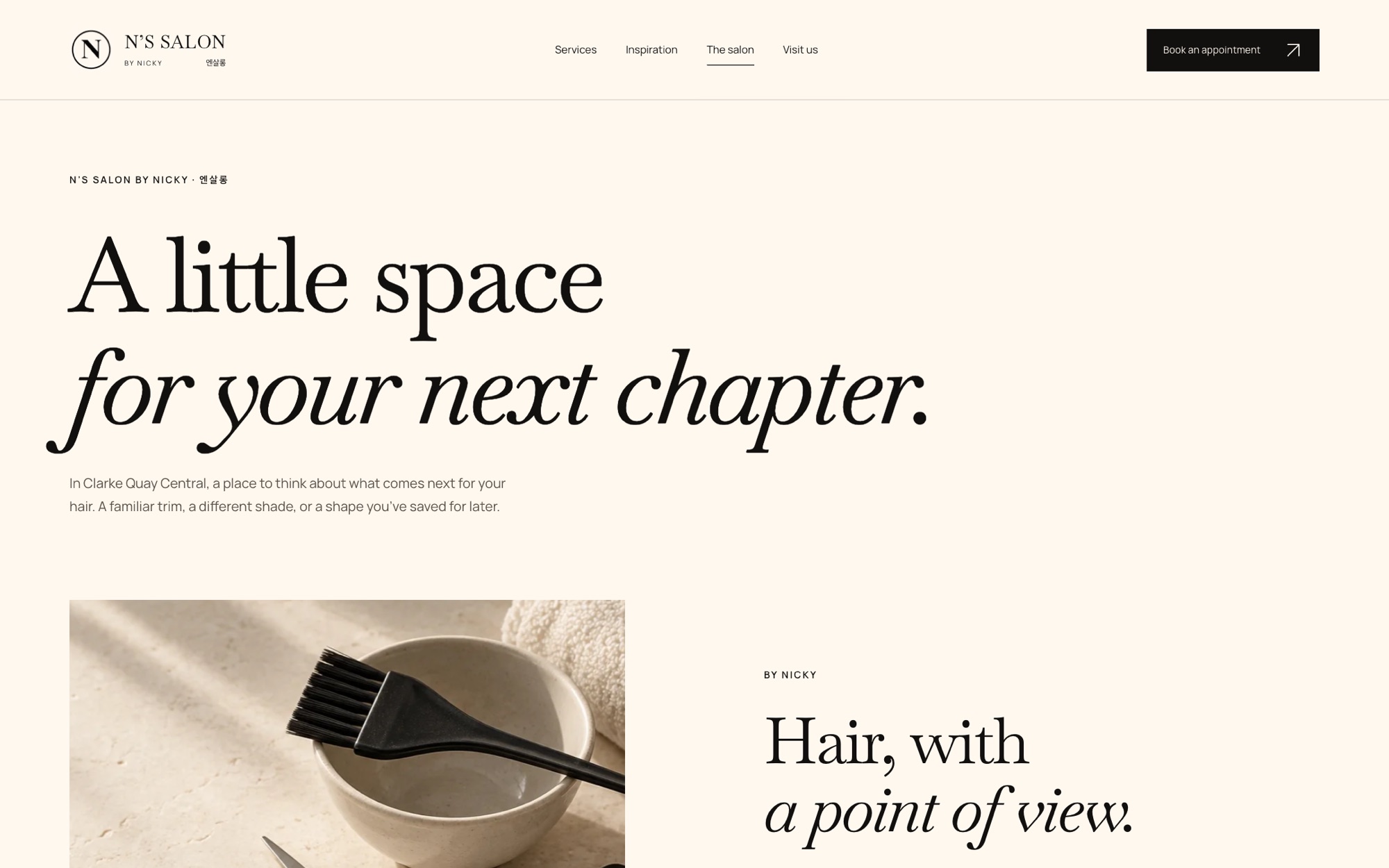 N's Salon By Nicky Website