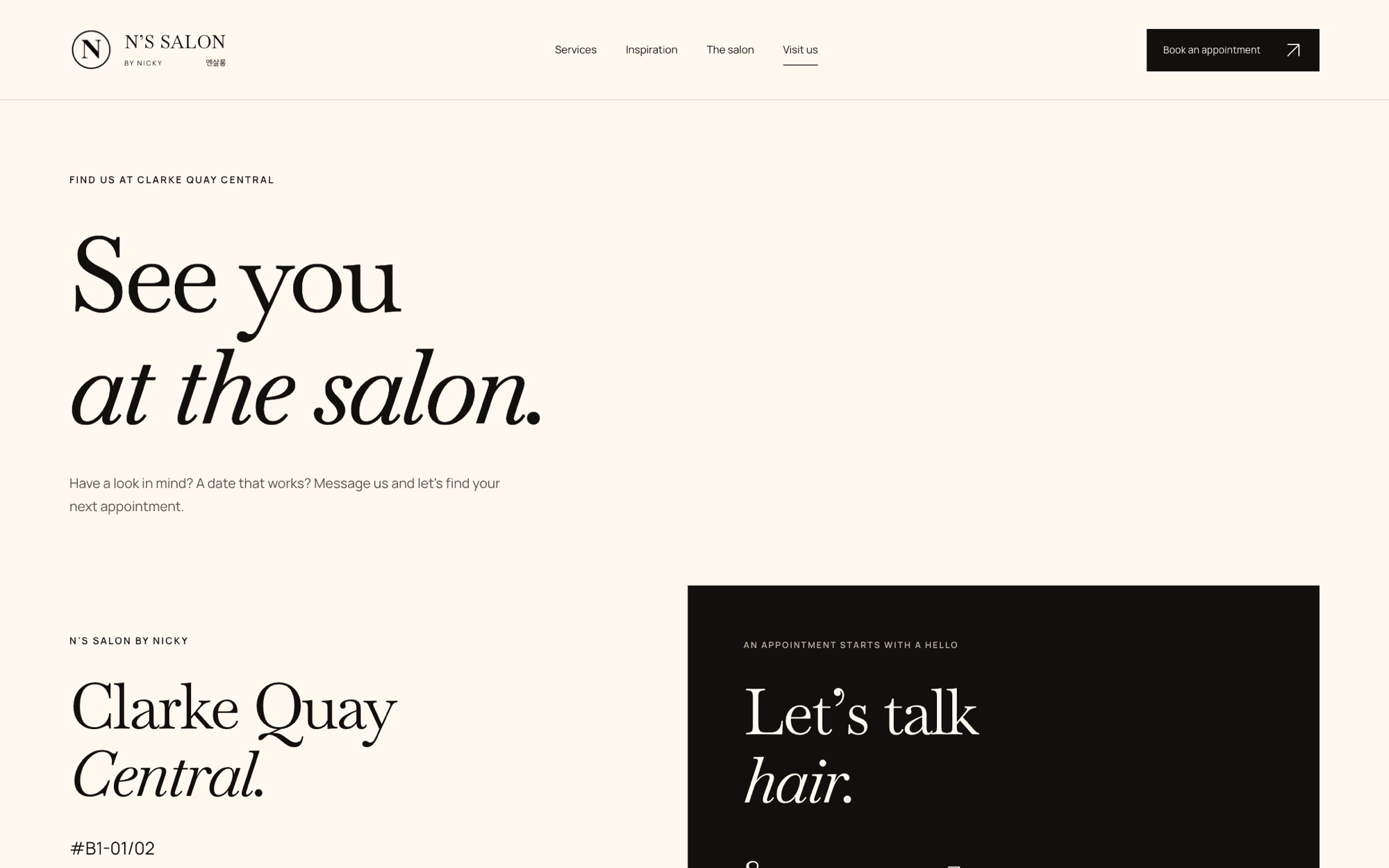 N's Salon By Nicky Website