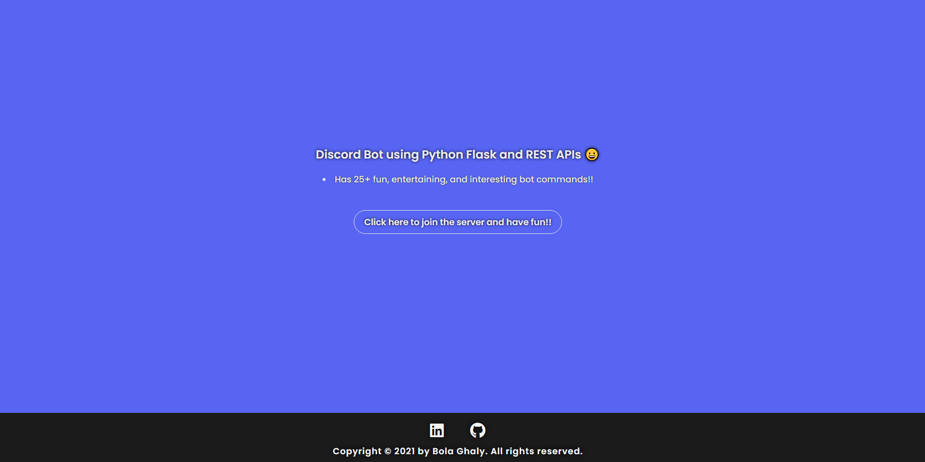 Project #3 - Website Screenshot