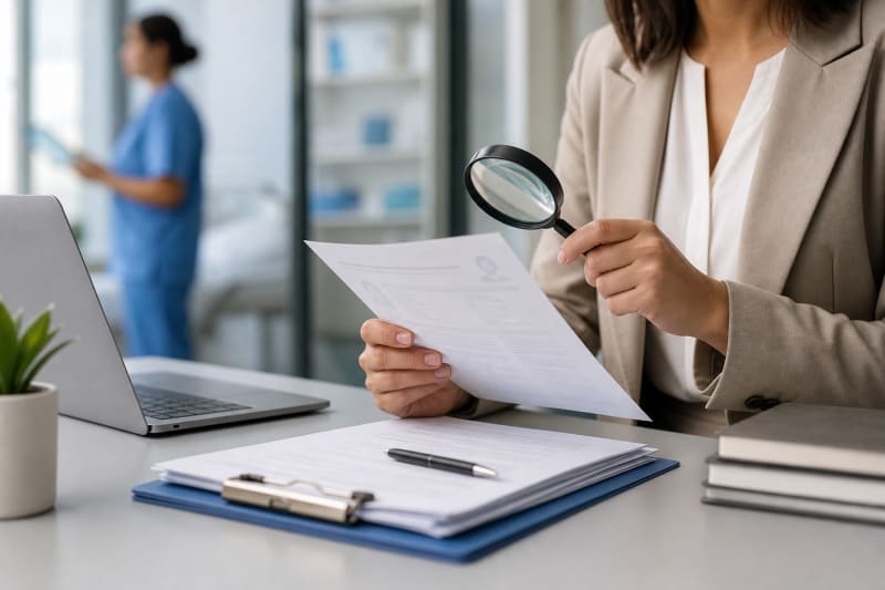Vérifier la conformité des qualifications et du droit d’exercice