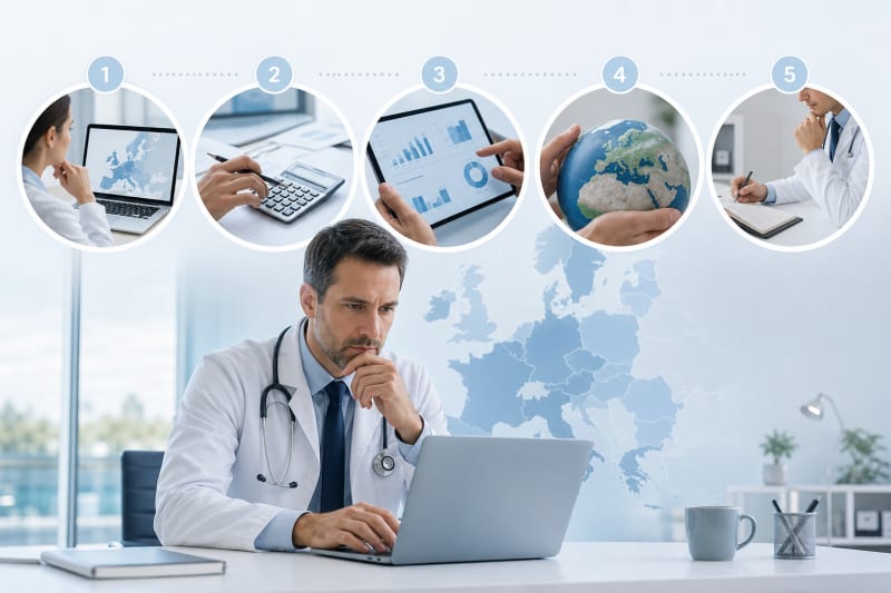 Comment comparer les salaires médicaux en 5 étapes