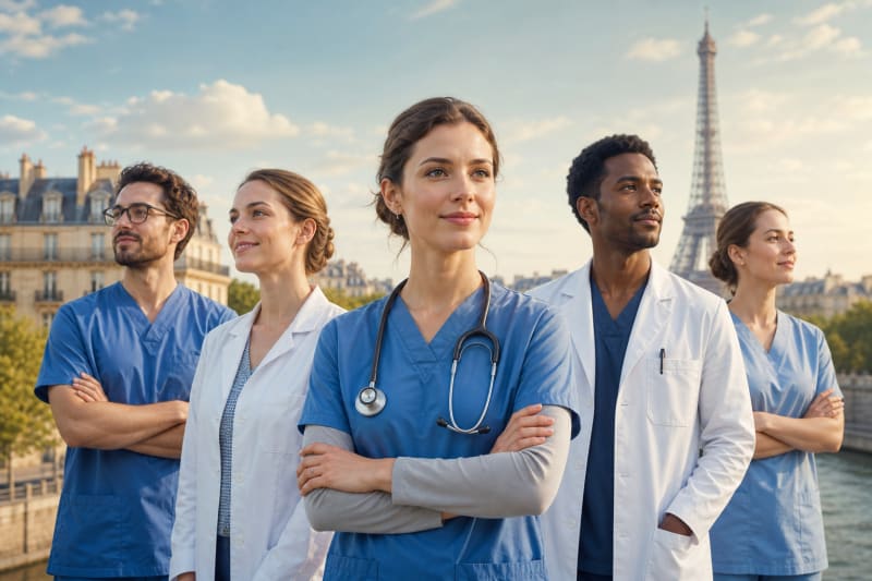 Pourquoi les professionnels de santé européens choisissent de travailler en France
