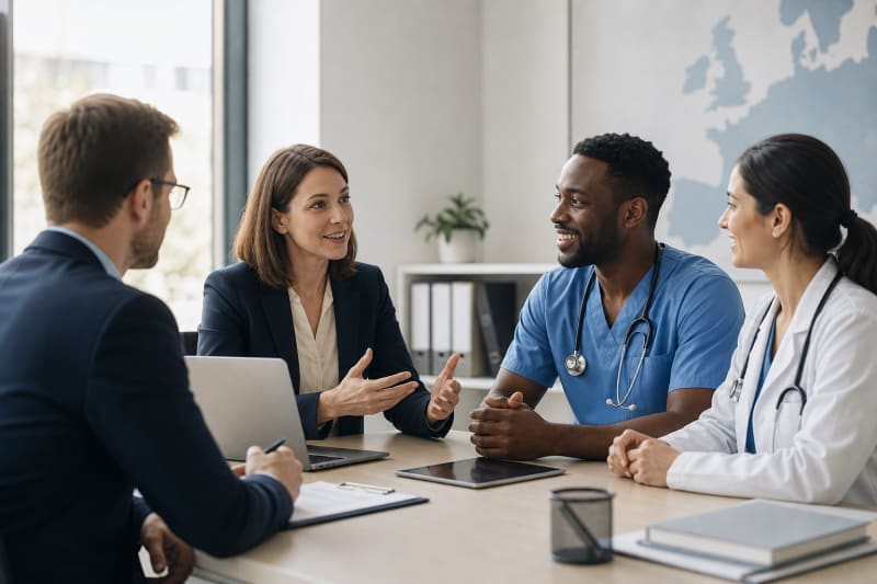 Travailler avec une agence de recrutement médical: valeur ajoutée et bonnes pratiques