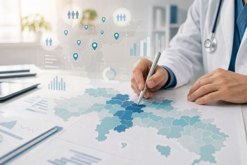 Cartographie de la demande de soins : où l’installation est la plus porteuse