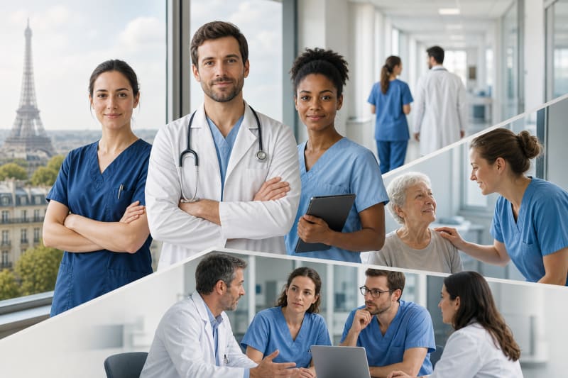 Travailler comme professionnel de santé en France : conditions, carrière et organisation