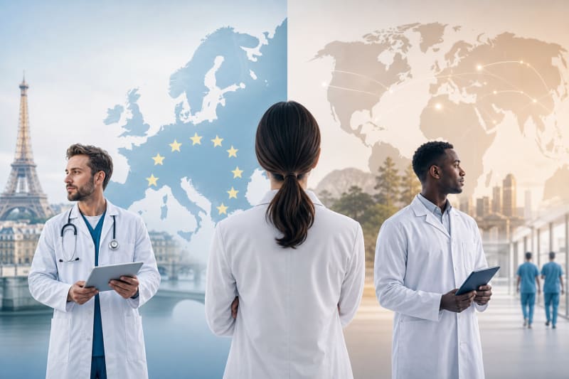 Diplôme médical européen ou hors UE : quelles différences pour exercer en France ?