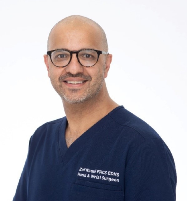 Mr Zaf Naqui, Consultant Hand and Wrist Surgeon