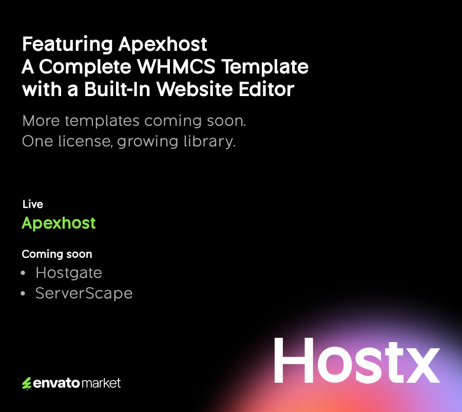 HostX - Premium WHMCS Theme